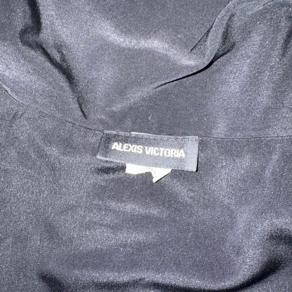 Alexis Victoria Black Beaded Bomber Jacket - Picture 4 of 4